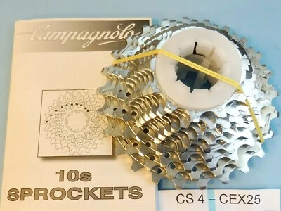 Juego de piñones de casete Campagnolo Centaur 2004/10 velocidades 12/25 - Nuevo de Lote Antiguo