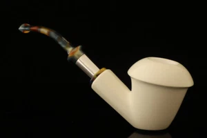 IMP Meerschaum Pipe - Baker St - Hand Carved with fitted case i2581 - Picture 1 of 11