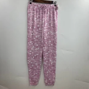 Sleep On It Girls Stars Elastic Drawstring Waist Taper Leg Pajama Pants Size L - Picture 1 of 14