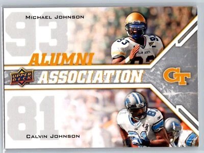 2009 Upper Deck Draft Edition Calvin Johnson Michael Johnson Rookie RC #242 - Image 1 of 2
