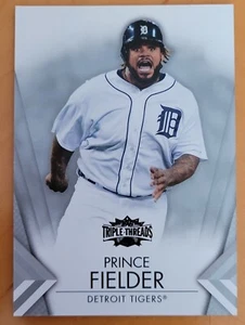 2012 TOPPS TRIPLE THREADS BASEBALL 59 EMERALD PRINCE FIELDER 149/250 TIGERS - Picture 1 of 2
