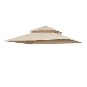 Aplus 10.6'x10.6' Gazebo Top Replacement for Customized Model Patio Light Beige - Picture 1 of 9