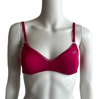 Sonia Rykiel Pour H&M Mujer Rosa Correas Ajustables Inalámbricas Camiseta Sujetador Talla 40 Foto 1 de 4