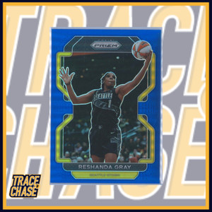 2022 Panini WNBA Prizm Basketball Reshanda Gray Blue 097/149 #142