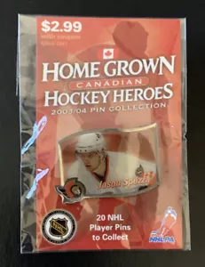 2003-04 Home Grown Canadian Hockey Heroes Pin #16 Jason Spezza - Bild 1 von 2