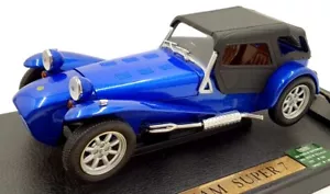 Anson 1/18 Scale Diecast 30317-W - Lotus Super Seven Blue Caterham 1973 - Picture 1 of 5