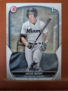 2023 Bowman Prospects #108 Jacob Berry MARLINS - Picture 1 of 2