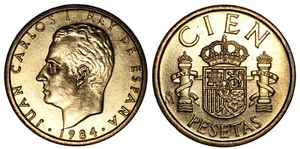 ESPAÑA 100 pesetas 1984 S/C Rey Juan Carlos I - Imagen 1 de 1