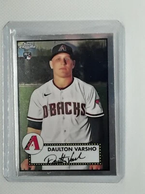 Daulton Varsho 2021 Topps Chrome Platinum Anniversary - RC #21 - Arizona - Image 1 of 2