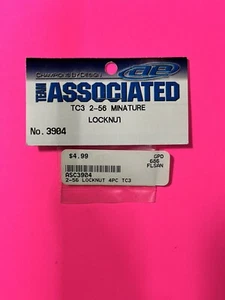 Mini tuerca de bloqueo Team Associated 2-56 TC3 hardware vintage 4 piezas #3904 - Imagen 1 de 2
