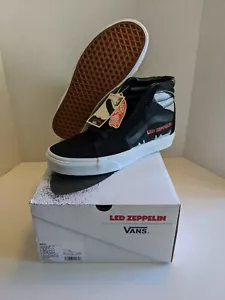 Vans LED ZEPPELIN Sk8-Hi US Mens Size 9 50th Anniversary Limited Edition SK8 HI - Picture 1 of 12