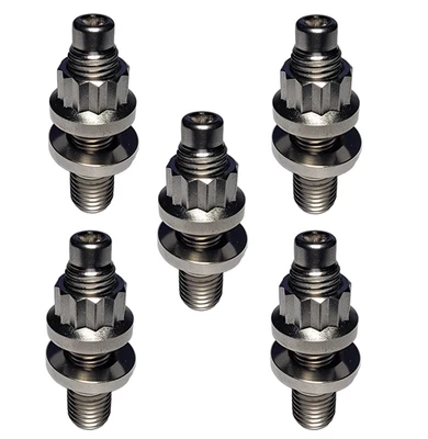 Kit de pernos de escape de titanio Honda K Series K20 / K24 M10x1.25 45 mm 5pk Foto 1 de 3