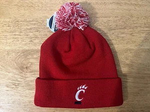 Cincinnati Bearcats Cuffed Beanie Pom Hat Cap NWT Free Shipping! - Picture 1 of 2
