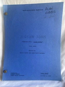 Jigsaw John “Homicide 94601 Joseph Galvan” Television Script 1975 Ronald Austin - Picture 1 of 6