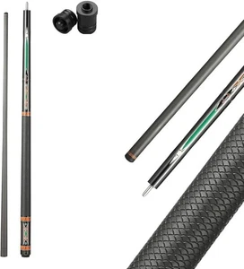 Carbon Fiber Pool Cue Stick 12.5mm Tip Billiard Carbon Fiber cue, Weight 20OZ... - Picture 1 of 6