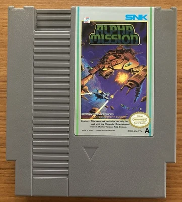 NES ~ ALPHA MISSION ~ Nintendo Game NES-AM-ITA Game Cart Only Pal A - Image 1 of 4