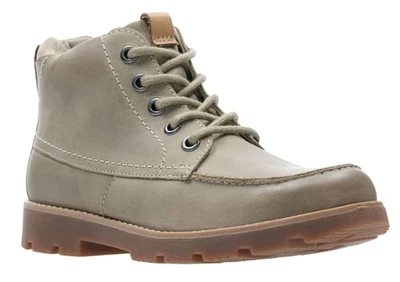 Clarks Comet Moon Sand Leather Boys Boots Size UK 11G/29 - Image 1 of 4
