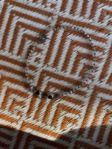 Handmade Paisley Beaded Statement Black Clear  Subtle And Gorgeous - Picture 1 of 11