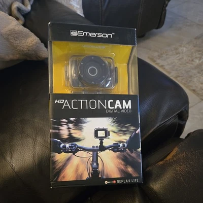 Emerson EVC355WG Action Cam Digital Camera 720p HD Video Waterproof Sealed Box - Image 1 of 3