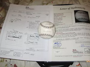 2002 AL ALL STAR TEAM(20) TEAM SIGNED AUTOGRAPHED BASEBALL SUZUKI RIVERA + JSA - Picture 1 of 12