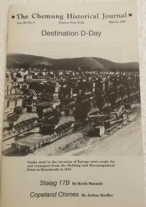 CHEMUNG HISTORICAL JOURNAL MARCH 1994 D-DAY HOLDING POINT, COPELAND CHIMES - Picture 1 of 8