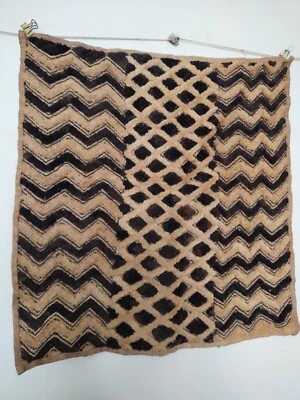 Fantástica ropa de colección africana cuba Congo rafia panel tejido a mano item807 Foto 1 de 4