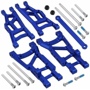 Juego de brazos en A de suspensión delantera y trasera de aluminio barra de amarre para Traxxas Slash 2x2 1/10 - Imagen 1 de 12