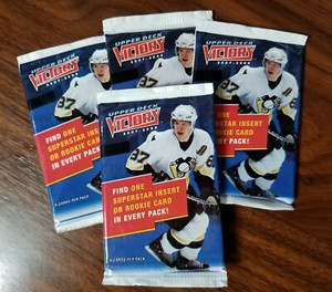 2007-08 Upper Deck Victory hockey: (Four) 6 Card packs - See Checklist- Kane RC?