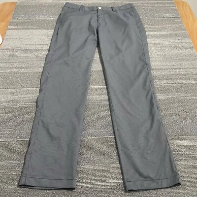 Bonobos Pants Mens 33x32 Blue Highland Houndstooth Slim Golfer Tour Performance - Image 1 of 4