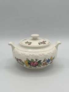 Vintage Wedgwood Kirkstone Sugar Bowl With Lid Made In England - Picture 1 of 7