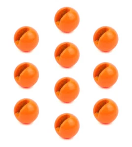 Slotted Tungsten Beads Perlen Geschlitzt 10 Stück Forellen Angeln Fliegenfischen - Bild 1 von 25