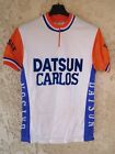 Maillot cycliste DATSUN CARLOS vintage shirt trikot jersey vareuse rare L