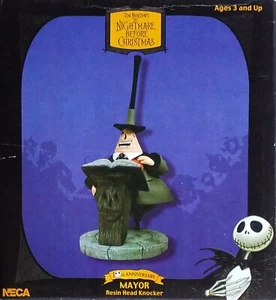Nightmare Before Christmas MAYOR Head Knocker Bobblehead Figure 10th Anniversary - Bild 1 von 3