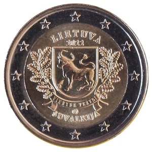 Sondermünzen Litauen: 2 Euro Münze 2022 Suvalkija Sondermünze Gedenkmünze - Bild 1 von 1