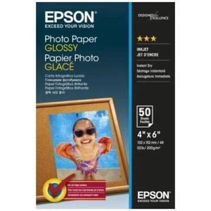 CARTA FOTOGRAFICA EPSON PHOTO PAPER 10X15CM - 50fG - c13s042547 - Foto 1 di 1