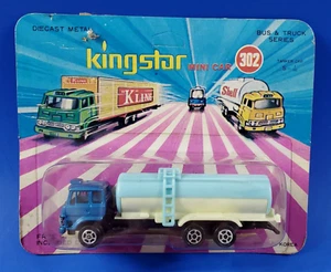 Vintage Kingstar Mini Car Bus Truck Series 302 Shell Tanker Rare Diecast Korea - Picture 1 of 6
