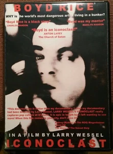 Boyd Rice ICONOCLAST DVD 3 Dvd set Anton Lavey NON Church Satan Charles Manson - Picture 1 of 1