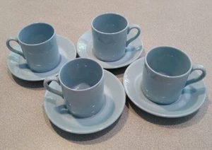 4 seltene WEDGWOOD LAVENDEL Demitasse Espressosets, England ETRURIA & BARLASTON - Bild 1 von 6