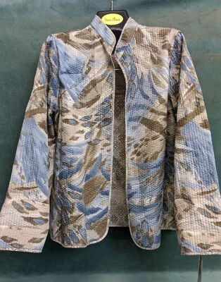 NWT ALFRED DUNNER Women’s LS Quilted Reversible Open Front Jacket Size 12 - Image 1 of 4