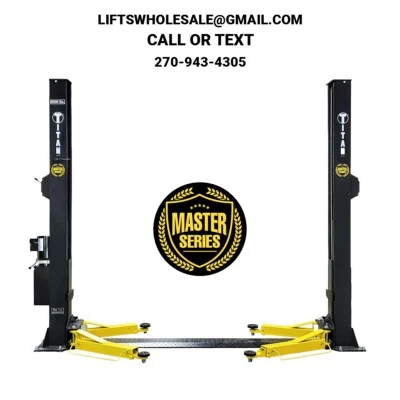 Newly Released Titan Master Series HD2P-9KMSF 9,000 lb 2-Post Floorplate Lift Foto 1 de 4
