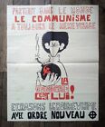 Affiche politique d'époque Ecrasons le Bolchevisme vintage politics poster P98