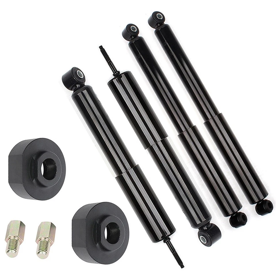 2" Front Leveling Kit & Full Set Shocks Struts For Ford F150 85-96 5.0L 2WD Foto 1 de 4