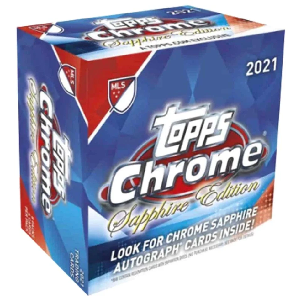 2021 Topps Chrome MLS Soccer Sapphire Edition Box - Image 1 of 1