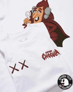 Auténtica camiseta blanca Kaws X General Mills Count Chocula para hombre talla XL - Imagen 1 de 1