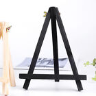 Wood Tabletop Easel A-Frame Artist Tripod Stand Black-QF