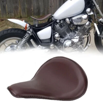 Motor Bobber Chopper Asiento Solo Para HarleyYamaha V Star 950 Suzuki Boulevard Foto 1 de 4