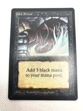 MTG Dark Ritual Beta Magic: The Gathering EDH Cube Commander Gorgeous!