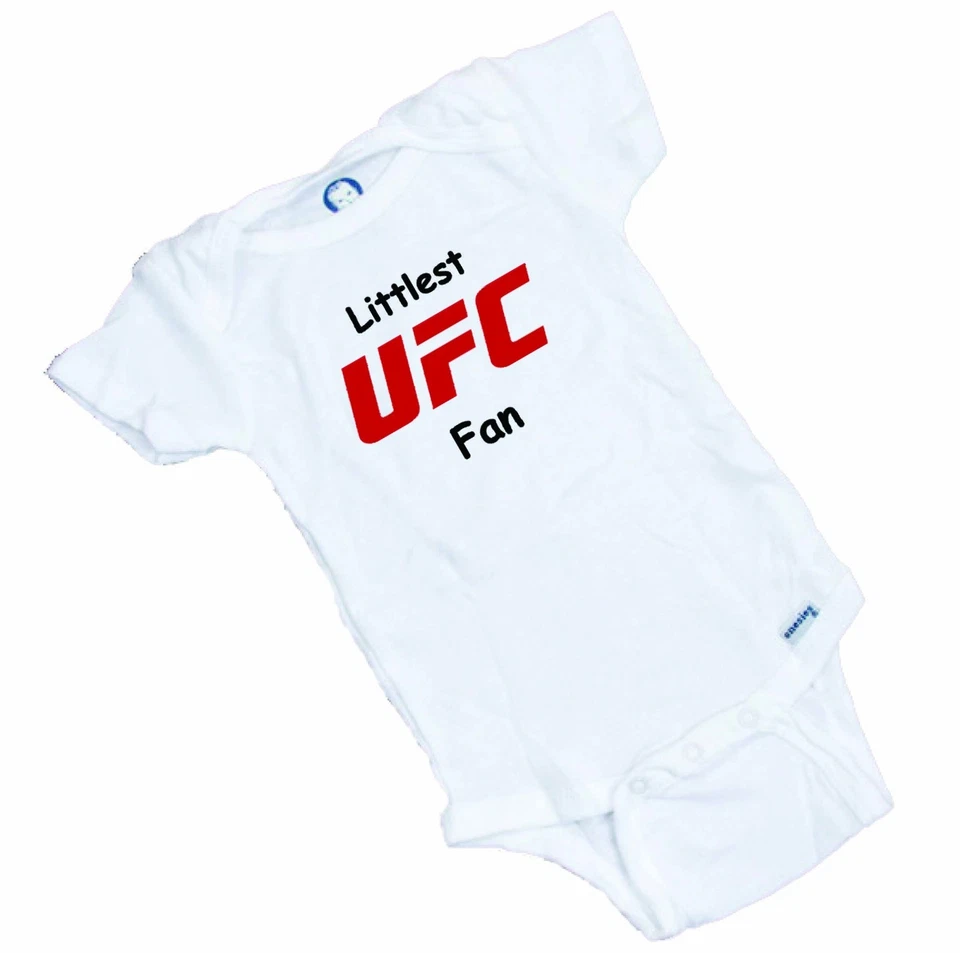 UFC Littlest fan Onesie / Romper. Makes a Great Shower gift FREE shipping - Image 1 of 1