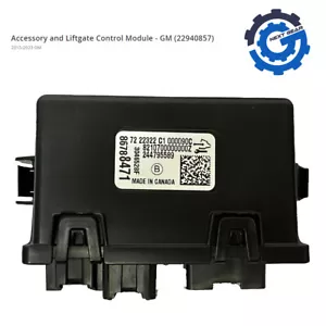 New OEM GM Accessory Liftgate Module For 2015-23 Chevy Tahoe GMC Yukon 22940857 - Picture 1 of 3