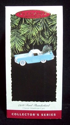 Ford Thunderbird 1993 Hallmark 1956 adorno de Navidad nuevo en caja Foto 1 de 2